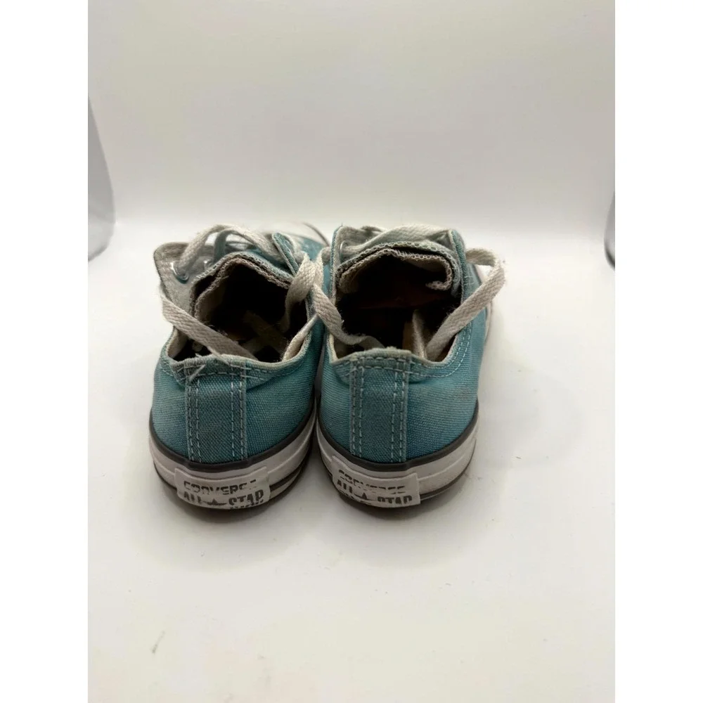 Converse Chuck Taylor All Star Low 654364F‎ Kids 2 Sneaker Teal Canvas Shoes